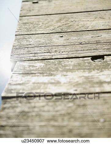 Roaring Brook Lake, Close up of wooden pier View Large Photo Image Stock Photo - Roaring Brook Lake, Close up of wooden pier. Fotosearch