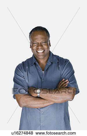 Studio portrait of mature man View Large Photo Image Stock Photo - Studio portrait of mature man. Fotosearch