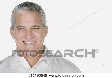 Studio portrait of mature man View Large Photo Image Stock Photography - Studio portrait of mature man. Fotosearch