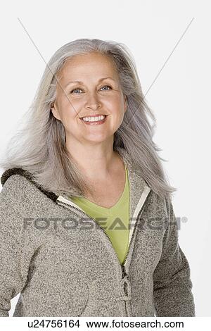 Studio portrait of mature woman View Large Photo Image Picture - Studio portrait of mature woman. Fotosearch