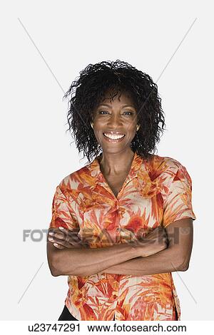 Studio portrait of mature woman View Large Photo Image Stock Image - Studio portrait of mature woman. Fotosearch