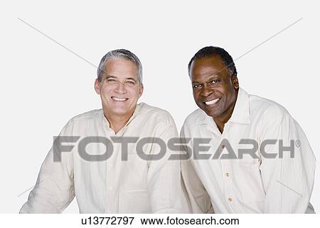 Studio portrait of two mature men View Large Photo Image Stock Photo - Studio portrait of two mature men. Fotosearch