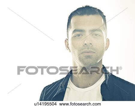 Picture - Studio portrait of young man. Fotosearch