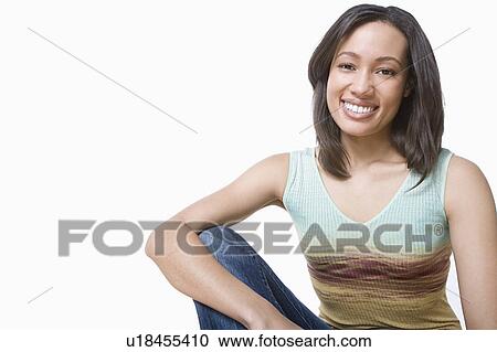 Studio portrait of young View Large Photo Image Stock Image - Studio portrait of young. Fotosearch