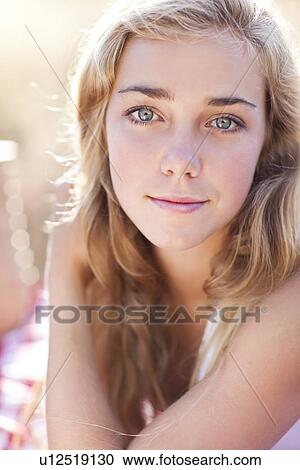 Teenage girl (16-17) portrait View Large Photo Image Stock Image - Teenage girl (16-17) portrait. Fotosearch