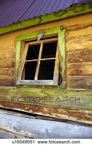 Stock Image - USA, Colorado, Old abandoned log cabin. Fotosearch