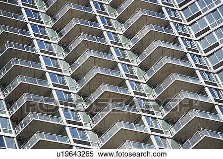 USA, New York City, Exterior of modern residential building View Large Photo Image Stock Photography - USA, New York City, Exterior of modern residential building. Fotosearch