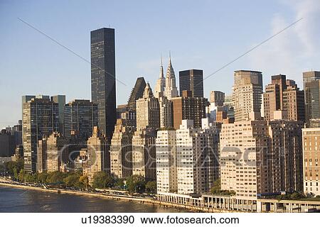 USA, New York City, Manhattan skyline View Large Photo Image Stock Image - USA, New York City, Manhattan skyline. Fotosearch