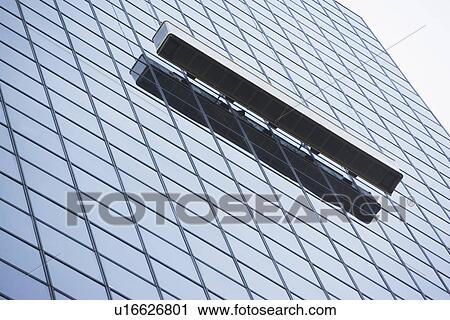 USA, New York City, Manhattan, Window cleaning outside office block View Large Photo Image Stock Image - USA, New York City, Manhattan, Window cleaning outside office block. Fotosearch