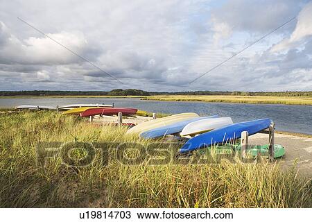 USA, New York, Long Island, East Hampton, Boats lying upside down on jetty View Large Photo Image Stock Image - USA, New York, Long Island, East Hampton, Boats lying upside down on jetty . Fotosearch