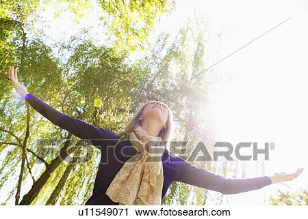 USA, New York, New York City, Manhattan, Central Park, Young woman practicing yoga View Large Photo Image Stock Image - USA, New York, New York City, Manhattan, Central Park, Young woman practicing yoga. Fotosearch