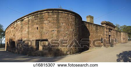 USA, New York State, New York City, Low angle view of Clinton Castle facade View Large Photo Image Stock Photo - USA, New York State, New York City, Low angle view of Clinton Castle facade. Fotosearch