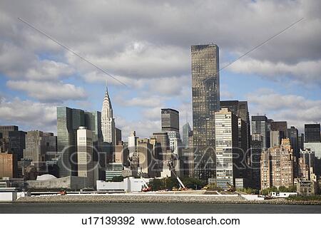 Stock Image - USA, New York State, New York City, City skyline. Fotosearch