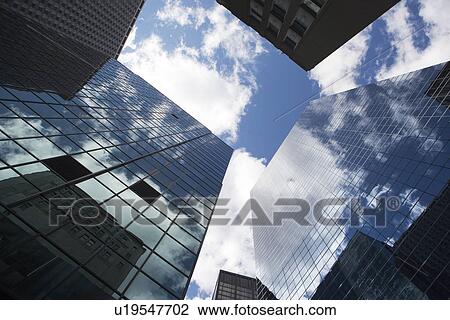 Stock Image - USA, New York State, New York City, Modern office buildings. Fotosearch