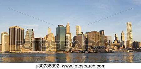 Stock Image - USA, New York State, New York City, City skyline. Fotosearch