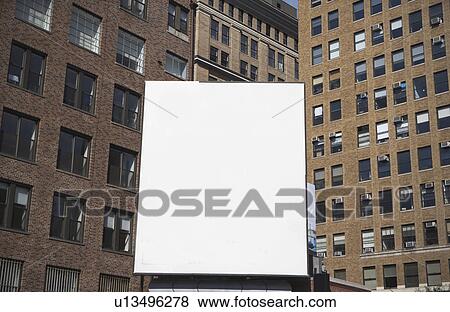 USA, New York State, New York City, Empty billboard View Large Photo Image Stock Photo - USA, New York State, New York City, Empty billboard. Fotosearch