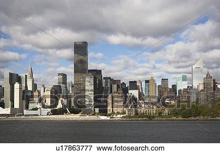 Stock Photo - USA, New York State, New York City, City skyline. Fotosearch