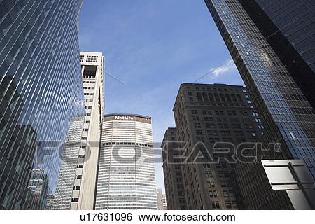 Stock Photograph - USA, New York State, New York City, Modern office buildings. Fotosearch