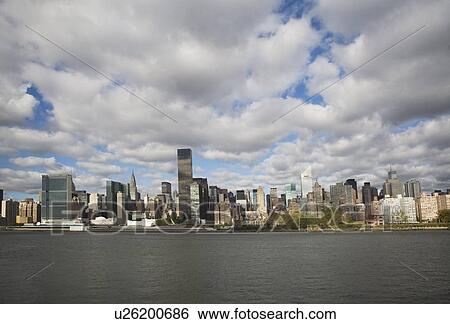 Stock Photograph - USA, New York State, New York City, City skyline. Fotosearch