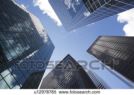 USA, New York State, New York City, Modern office buildings View Large Photo Image Stock Photography - USA, New York State, New York City, Modern office buildings. Fotosearch