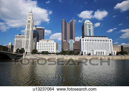 USA, Ohio, Columbus skyline View Large Photo Image Picture - USA, Ohio, Columbus skyline. Fotosearch