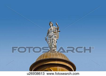 USA, Texas, San Marcos, Statue of Justice on top of copper dome of 1908 Hays County Courthouse View Large Photo Image Stock Image - USA, Texas, San Marcos, Statue of Justice on top of copper dome of 1908 Hays County Courthouse. Fotosearch