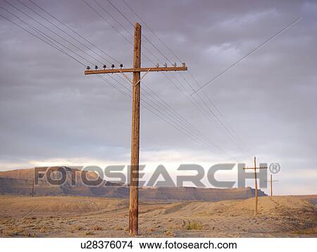 USA, Utah, Desert landscape with power lines View Large Photo Image Picture - USA, Utah, Desert landscape with power lines. Fotosearch