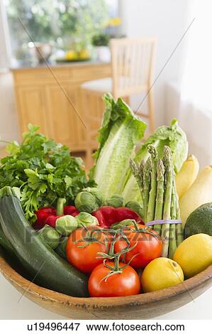 Bowl with vegetables View Large Photo Image Stock Photo - Bowl with vegetables. Fotosearch