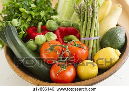 Bowl with vegetables View Large Photo Image Stock Photograph - Bowl with vegetables. Fotosearch