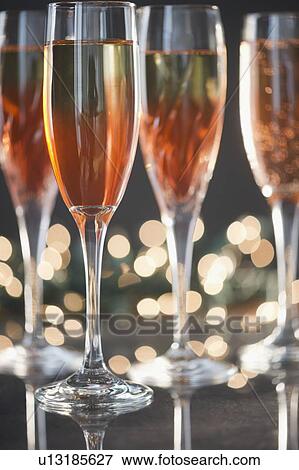 Stock Photo - Champagne flutes. Fotosearch