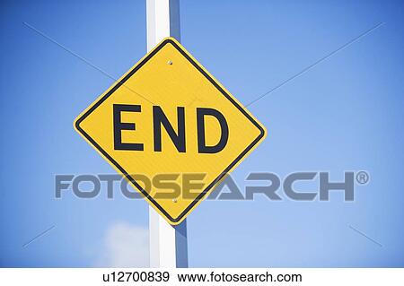 close-up of dead end sign View Large Photo Image Stock Photo - close-up of dead end sign. Fotosearch