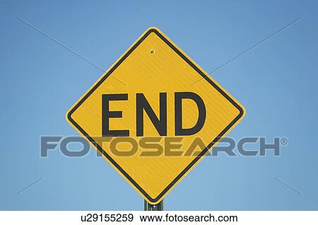 Close-up of dead end sign View Large Photo Image Stock Photo - Close-up of dead end sign. Fotosearch
