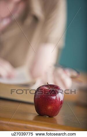 Close-up view of red apple View Large Photo Image Stock Photography - Close-up view of red apple. Fotosearch