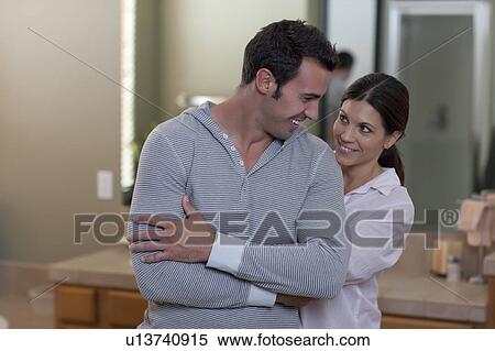 Couple in bathroom View Large Photo Image Stock Photography - Couple in bathroom. Fotosearch