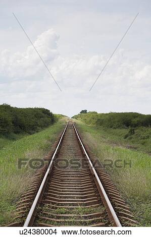 Cuba, Railroad vanishing point View Large Photo Image Picture - Cuba, Railroad vanishing point. Fotosearch