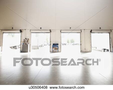 Stock Photo - Empty warehouse. Fotosearch