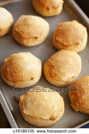 Fresh rolls on tray View Large Photo Image Stock Photography - Fresh rolls on tray. Fotosearch