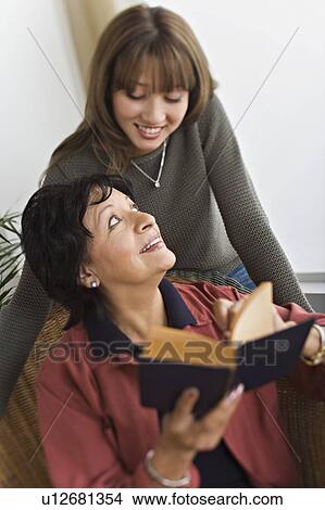 Grandmother and granddaughter together View Large Photo Image Picture - Grandmother and granddaughter together. Fotosearch