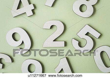 Numbers on white background, studio shot View Large Photo Image Stock Photo - Numbers on white background, studio shot. Fotosearch