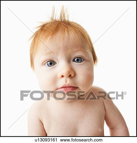 Portrait of baby girl (6-11 months), studio shot View Large Photo Image Stock Image - Portrait of baby girl (6-11 months), studio shot. Fotosearch