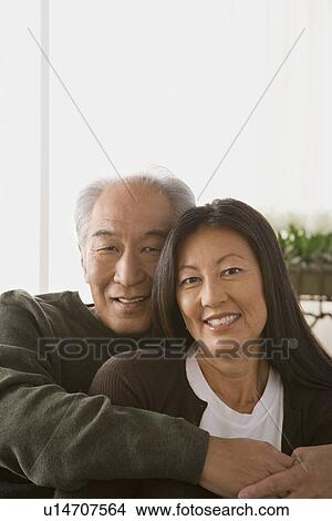 Picture - Portrait of couple embracing. Fotosearch
