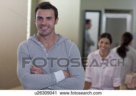 Portrait of couple in bathroom View Large Photo Image Stock Image - Portrait of couple in bathroom. Fotosearch