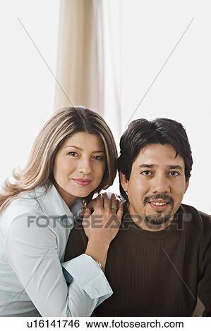 Stock Photograph - Portrait of couple. Fotosearch
