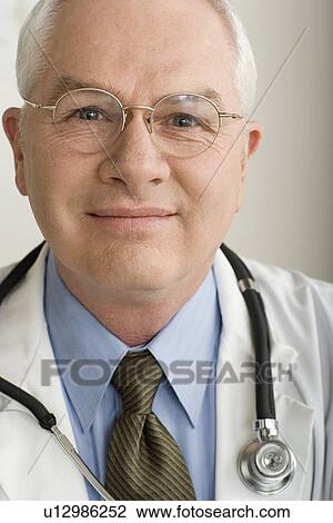 Stock Image - Portrait of doctor. Fotosearch