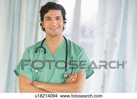 Portrait of male doctor View Large Photo Image Picture - Portrait of male doctor. Fotosearch