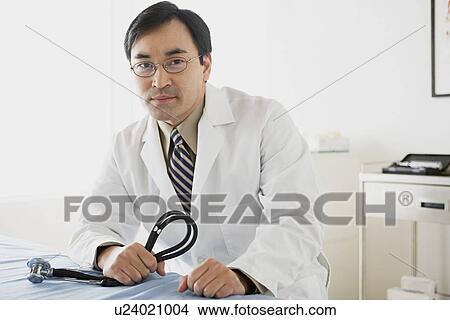Picture - Portrait of male doctor. Fotosearch