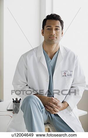 Stock Photo - Portrait of male doctor. Fotosearch