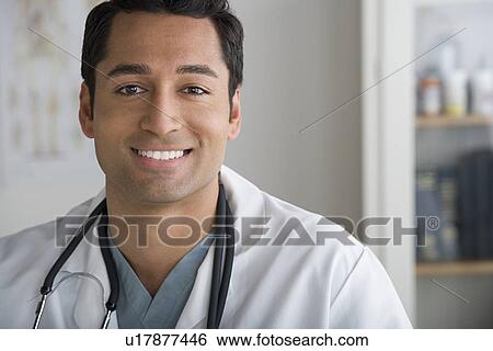 Portrait of male doctor View Large Photo Image Stock Photograph - Portrait of male doctor. Fotosearch