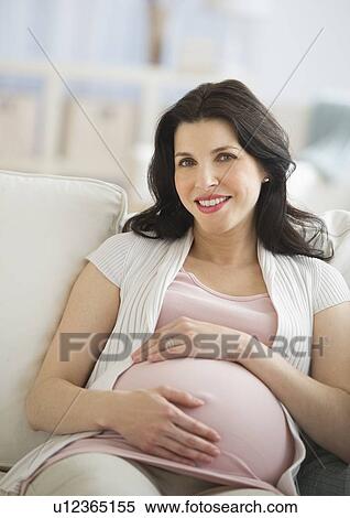 Portrait of pregnant woman View Large Photo Image Stock Photography - Portrait of pregnant woman. Fotosearch