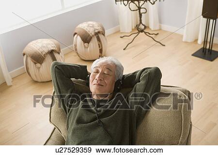 Stock Photo - Portrait of retired man. Fotosearch